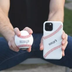 Baseball Leather Phone Case 2.0 (iPhone 12 Pro)-4751742042182 -Baseballism iPhone12 Lifestyle5