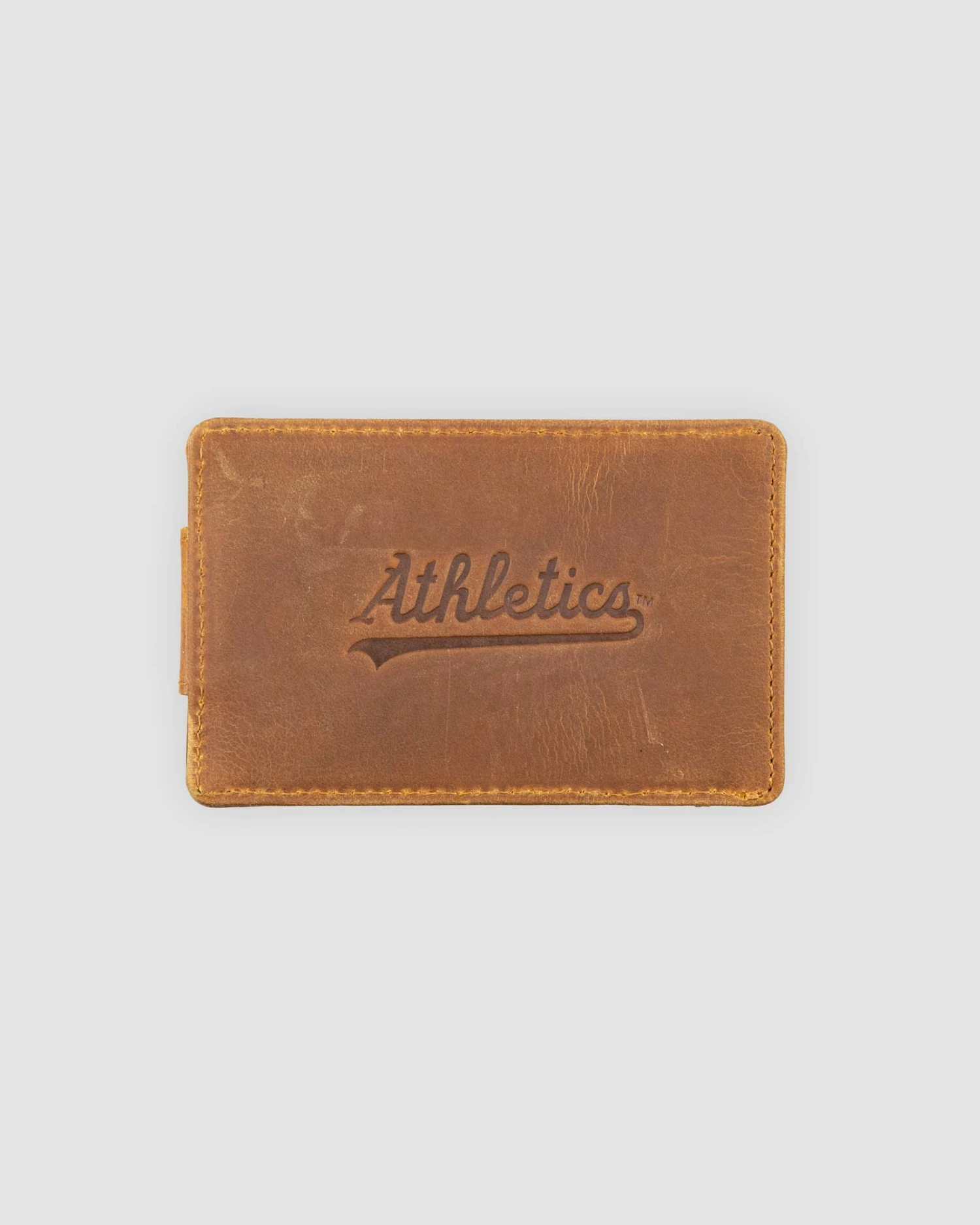 Flag Man Glove Leather Money Clip Wallet - Oakland Athletics-6675156762694 2 Flag Man Glove Leather Money Clip Wallet - Oakland Athletics-6675156762694 - Image 2