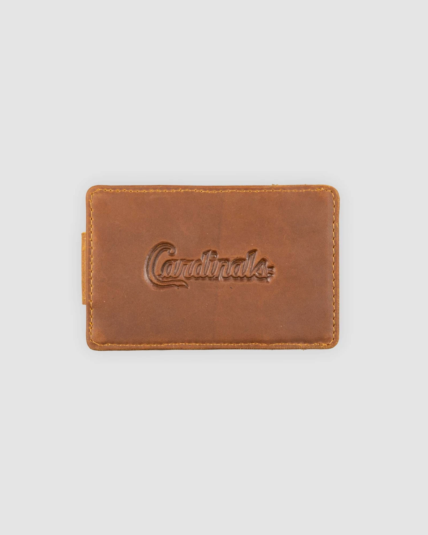 Flag Man Glove Leather Money Clip Wallet - St. Louis Cardinals-6675156140102 2 Flag Man Glove Leather Money Clip Wallet - St. Louis Cardinals-6675156140102 - Image 2